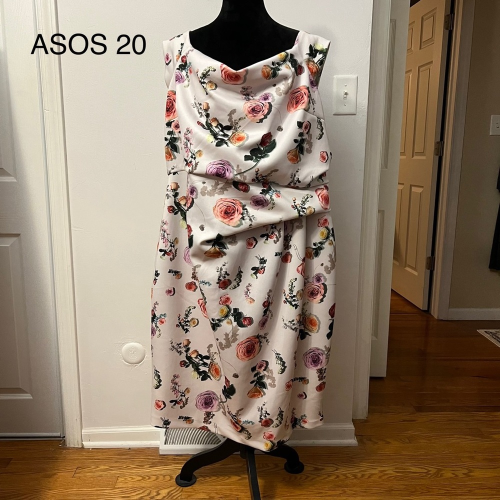Beautiful white floral dress from ASOS